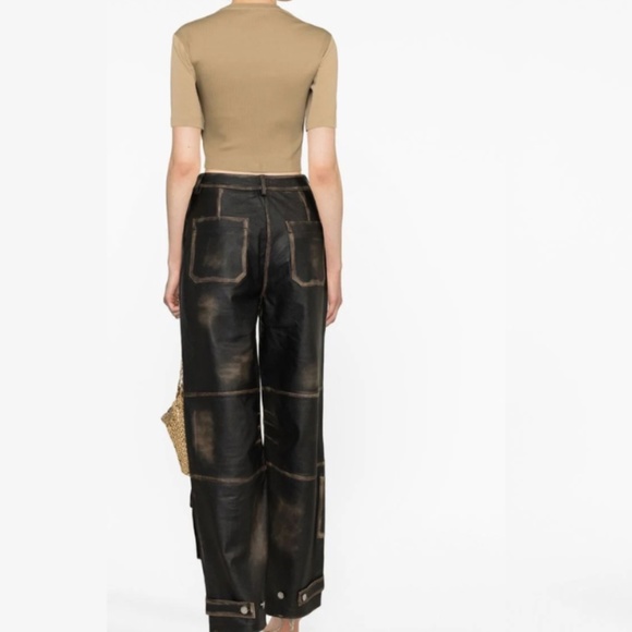 Dion Lee corset-style T-shirt Beige Size M - Picture 3 of 3